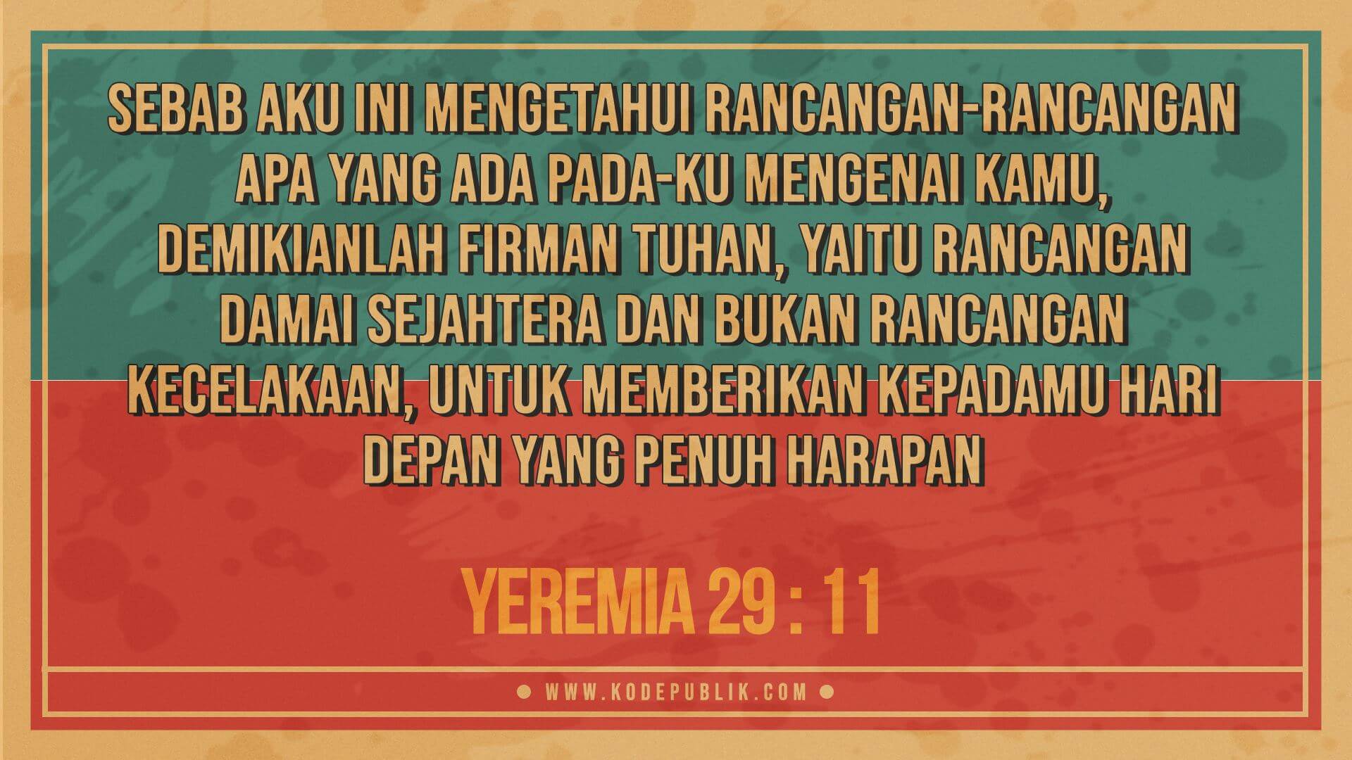 Renungan Harian Kristen Hari Ini 06 Mei 2022 - Yeremia 29 : 11