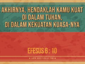 Renungan Harian Kristen - Efesus 8 : 10